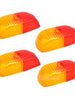 Narva Side Marker Red / Amber Replacement Lens Pack of 4 Narva Trailer Plugs & Reflectors 85765-4