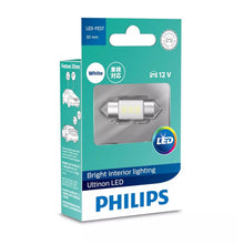 Philips Ultinon LED Festoon Globe 30mm 12V Philips Globes 11860ULWX1-2