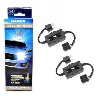 Narva H4 LED Canbus Module Kit Pair for H4 LED Globes Pair Narva Globes 18184-1