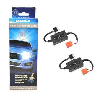 Narva H7 LED Canbus Module Kit Pair for H7 LED Globes Pair Narva Globes 18188-1