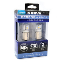 Narva LED Tail Light Globes Bayonet BA15S R5W 12/24V GEN III Narva Globes 18260BL-1