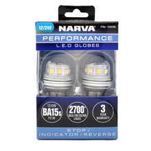 Narva LED Stop / Indicator / Reverse LED Globe BA15s P21W 12/24V Pair GENIII Narva Globes 18262BL-2