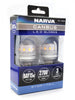 Narva LED Stop Tail Light Globe BAY15D 21/5W CANbus 12V Pair GENIII Narva Globes 18266BL-1