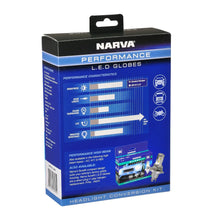 Narva H1 LED Headlight Globes Performance Kit GEN III 12/24V BONUS T10 LED's Narva Globes 18441-3