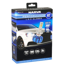 Narva H7 LED Headlight Globes Performance Kit GEN III 12/24V with T10 LED's Narva Globes 18447-1