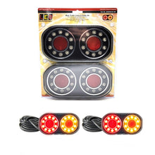 LED Autolamps Boat Trailer Lamps with 8m of Cable LED Autolamps LED Lights Trailer 2079GARLP28M-1