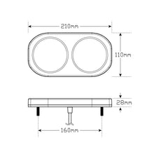 LED Autolamps Boat Trailer Lamps with 8m of Cable LED Autolamps LED Lights Trailer 2079GARLP28M-5