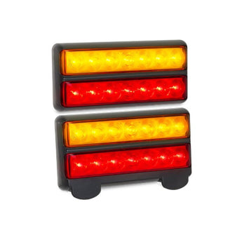 LED Autolamps Boat Trailer Lights with Licence Plate Light LED Autolamps LED Lights Trailer 207BARLP2-1