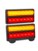 LED Autolamps Boat Trailer Lights with Licence Plate Light LED Autolamps LED Lights Trailer 207BARLP2-1