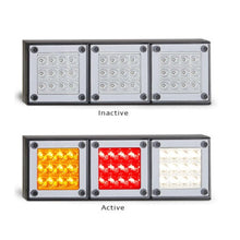 LED Autolamps Mini Jumbo LED Tail Lights Tinted Lens Stop Tail, Indicator & Reverse Pair LED Autolamps LED Lights Trailer 280TARWM-PAIR-2