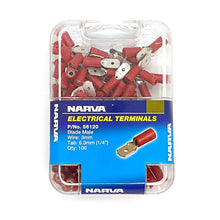 Narva Male Blade Terminal Red fits 2.5mm to 3mm Wire 100 Pack Narva Lugs & Connectors 56120_2