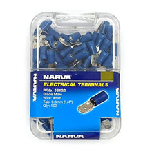 Narva Male Blade Terminal fits 4mm Wire 100 Pack Each Narva Lugs & Connectors 56122_2