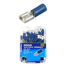 Narva Female Blade Terminal Blue fits 4mm Wire 100 Pack Each Narva Lugs & Connectors 56136_1