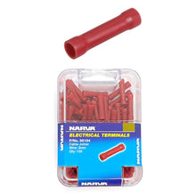 Narva Cable Joiner Red for 2.5mm - 3mm Wire 100 Pack Narva Lugs & Connectors 56154_1