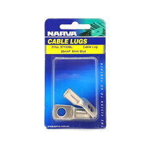 Narva Cable Lug 2 B&S / 2AWG Lugs with 8mm Stud Pack of 2 Narva Lugs & Connectors 57133BL_1