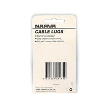 Narva Cable Lug 2 B&S / 2AWG Lugs with 8mm Stud Pack of 2 Narva Lugs & Connectors 57133BL_2