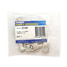 Narva Cable Lug 4 B&S / 4AWG Lugs with 10mm Stud Pack of 10 Narva Lugs & Connectors 57160_1