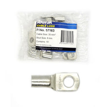 Narva Cable Lug 2 B&S / 2 AWG Lugs with 8mm Stud Pack of 10 Narva Lugs & Connectors 57163-1