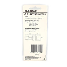 Narva VW Amarok Driving Light Switch 2011 - Current Narva Switches & Relays 63400BL_3