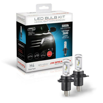 JW Speaker H4 LED Globes H4 LED Headlight Kit With CANbus & Drivers JW Speaker Globes 7c206f2ab701752e7903a304b29d0a80-s-l1600
