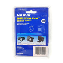 Narva Twin USB Socket Heavy-Duty with Magnetic Dust Cover Narva Elec Accessory, Plugs & Sockets 81108BL_3