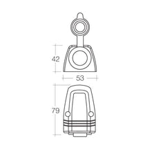 Narva Merit Socket Surface Mount Heavy-Duty Narva Elec Accessory, Plugs & Sockets 81150BL_4