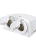 Narva Twin Accessory Socket Surface Mount White Narva Elec Accessory, Plugs & Sockets 81160WBL-1