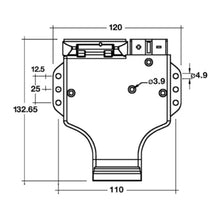 Narva 7 Pin Flat Trailer Socket with 50A Anderson Plug Socket Narva Elec Accessory, Plugs & Sockets 82048BL-5