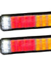 Narva LED Tail Lights Slimline Stop / Tail Indicator and Reverse Pair Narva LED Lights Trailer 93824BL2-1