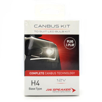 JW Speaker H4 LED CANbus Headlight Kit Suits Model 4000 & DirectFit JW Speaker Globes 990004CB-1