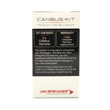 JW Speaker H7 LED CANbus Headlight Kit Suits Model 4000 & DirectFit JW Speaker Globes 990007CB-3