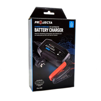 Projecta Battery Charger 12V 0.8A 4 Stage Automatic Battery Charger Projecta Battery Charging AC008-1