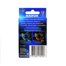 Narva T10 LED Globes T-10 LED Bulb Wedge Globe Cool White T10 LED White Pair Narva Globes fe0e3de5402368da911e082b781e19d7-s-l1600